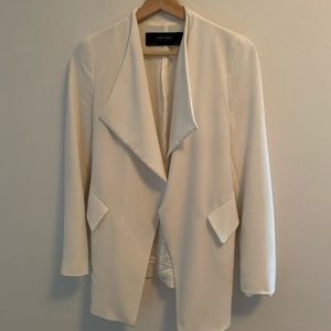 Zara white blazer